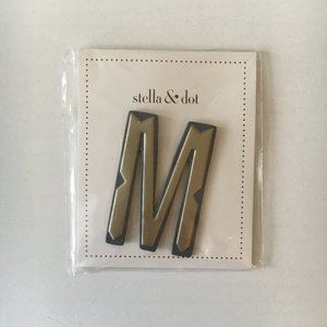 Stella & Dot Monogram Sticker Appliqué - M